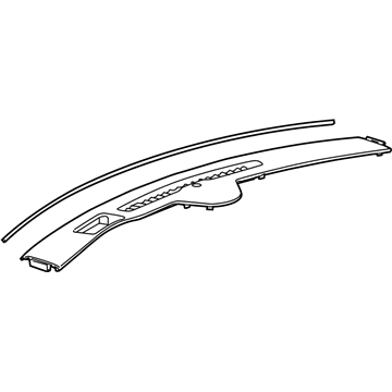 GM 84139153 Extension Assembly, Instrument Panel *Cocoa