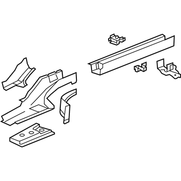 Chevy 13361249 Rail Assembly