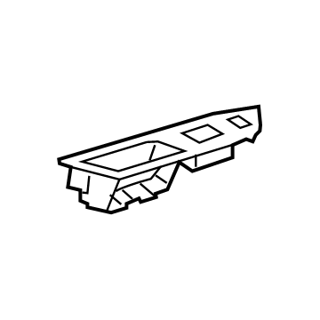 GM 84702389 Plate Assembly, Front S/D A/Rst Sw Mt *Paint To Mat