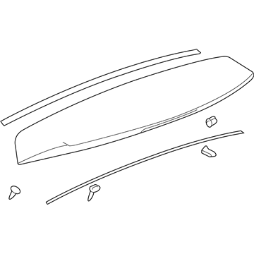 GMC 25903868 Spoiler Assembly