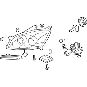 Saturn 19371081 Headlamp Assembly