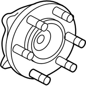 GMC 20980075 Hub & Bearing