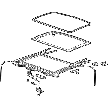 Chevy 12458570 Sunroof Assembly