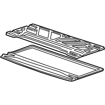 GM 88896007 SUNSHADE, Roof Panel