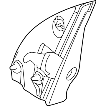 GM 13156110 Filler,Front Side Door Outside Rear View Mirror