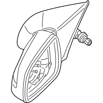 Saturn 13253341 Mirror Assembly