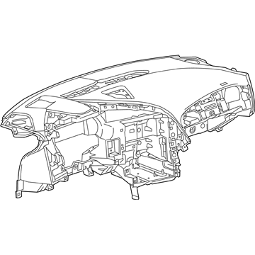 GM 84614578 Panel Assembly, Inst *Black