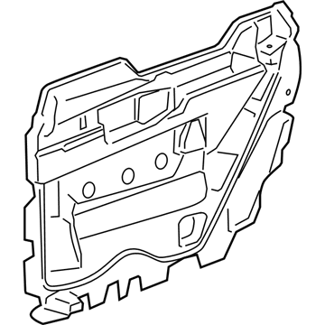 GM 20959638 Deflector Assembly, Front Side Door Water