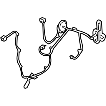 GM 22896734 Harness Assembly, Rear Side Door Door Wiring