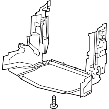 GM 23176147 Baffle Assembly, Radiator Air Lower