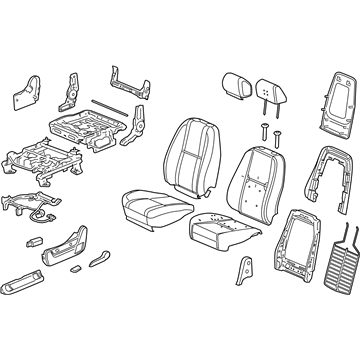 Cadillac 25826232 Seat Assembly