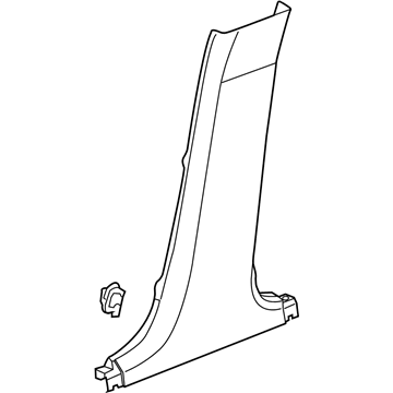 GM 84390467 Panel Assembly, Center Pillar Lower Trim *Brownstone