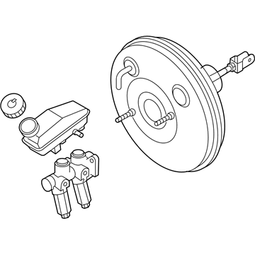 GM 96652680 Power Brake Booster Assembly