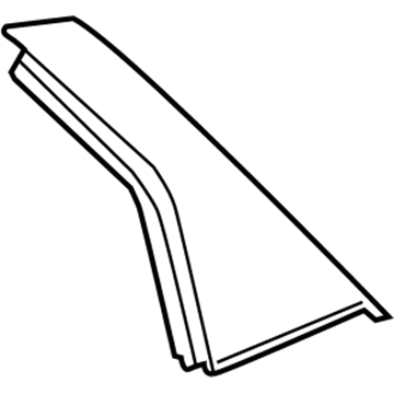 GM 84261835 Applique Assembly, Rear Side Door Window Frame Rear