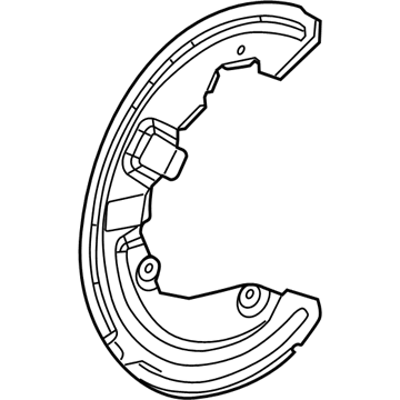 GM 23336595 Shield, Front Brake