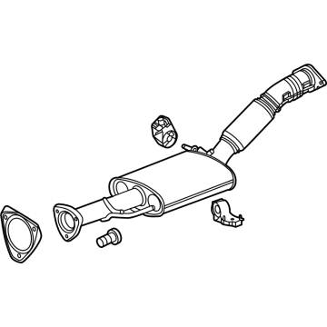 Chevy 60005991 Front Muffler