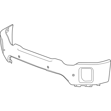 GM 84795617 Bar, Front Bpr Imp *Chrome M