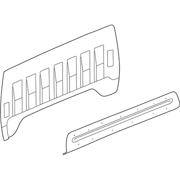 Chevy 15918059 Back Panel