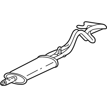 Chevy 15734393 Muffler