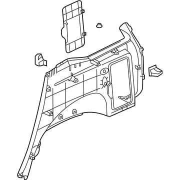 Saturn 22730257 Lower Trim Panel