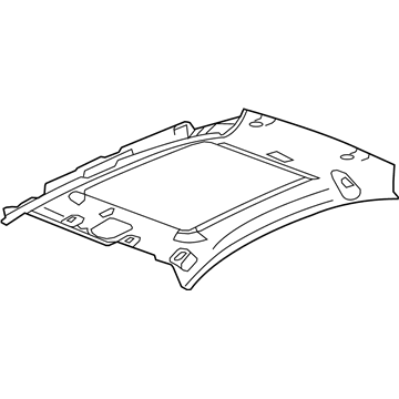 GM 25813916 Panel Assembly, Headlining Trim *Titanium