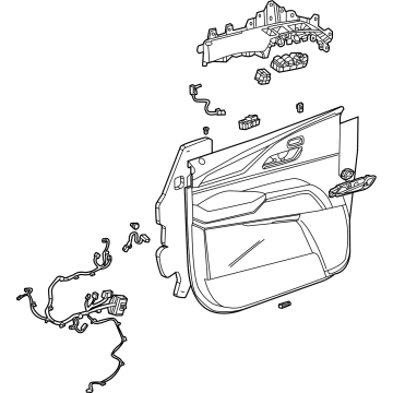 GM 84929196 Trim Assembly, Front S/D *Dk Atmospher