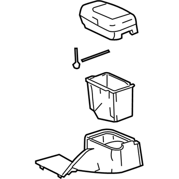 Saturn 15776806 Armrest Assembly