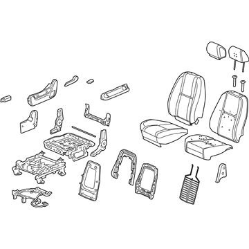 Chevy 15865116 Seat Assembly