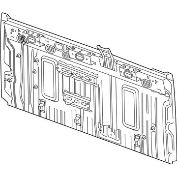 Chevy 84612731 Back Panel