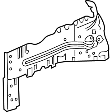 GM 95368721 Rail Assembly, Front Compartment Front Outer Side