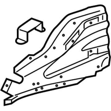 GM 94533845 Rail Assembly, Front Compartment Upper Side