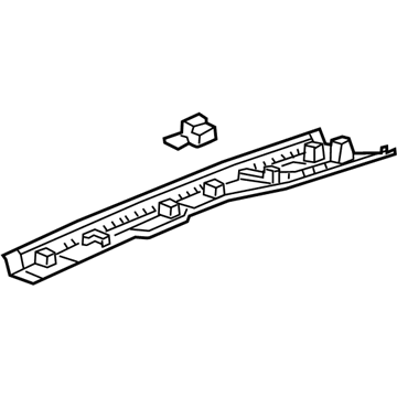 GM 23440943 Molding Assembly, Roof Rear Header Garnish *Black