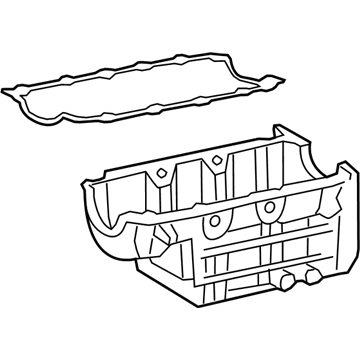 Pontiac 12597906 Oil Pan