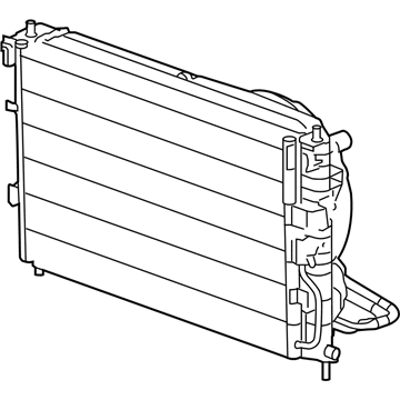 2008 Pontiac Torrent Radiator - 19130404