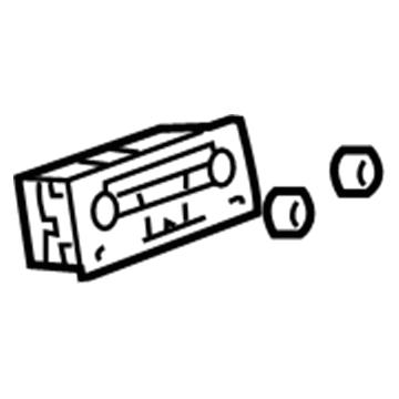 GM 22693275 Control Assembly, Amplitude Modulation/Frequency Modulation Stereo & Tape Player & Gold