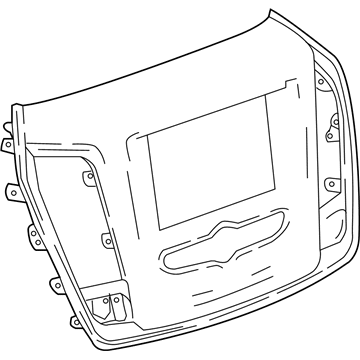 Chevy 84286787 Radio Panel