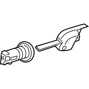 2008 Pontiac G8 Ignition Lock Assembly - 92212791