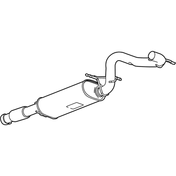 Cadillac Muffler - 22753404