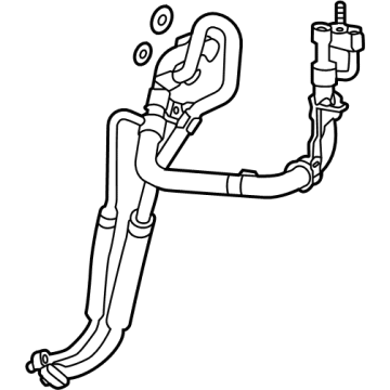 Cadillac 86807807 EXCHANGER,A/C REFRIGERANT HEAT(INCLUDES 15,17-19,24)