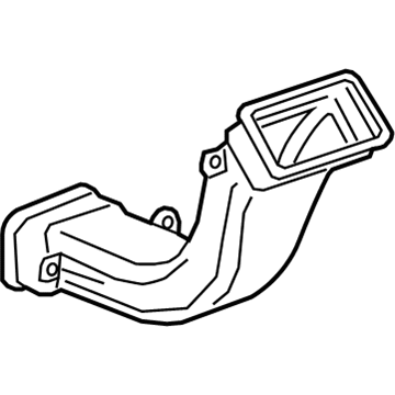 Buick 13475686 Rear Duct