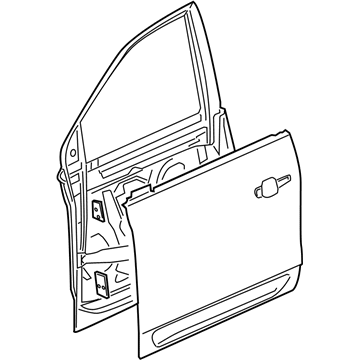 GM 20792549 Door Assembly, Front Side