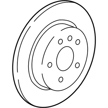 2017 Buick Cascada Brake Disc - 13502137