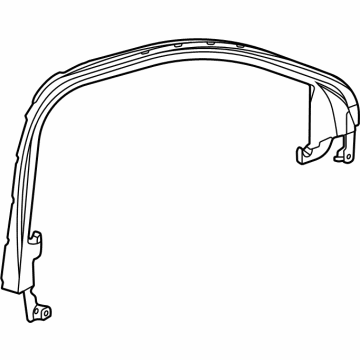 GM 42761143 MOLDING ASM-FRT S/D WDO GARN