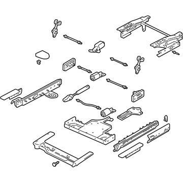 Cadillac 12458640 Seat Adjuster