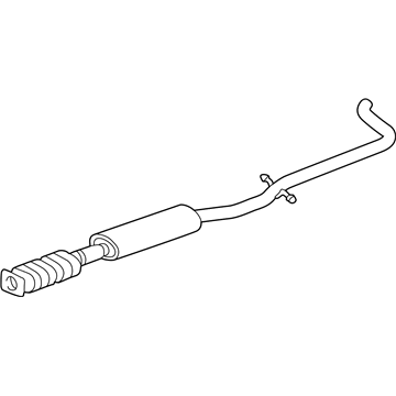 2000 Pontiac Bonneville Exhaust Pipe - 25702184