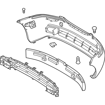 Chevy 93740442 Bumper Assembly