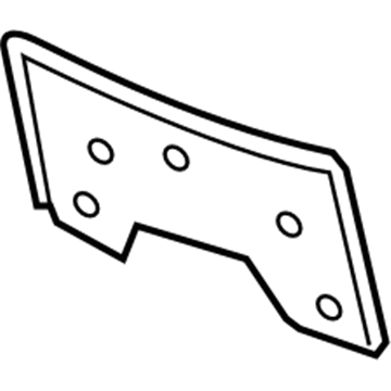 Saturn 15253234 License Bracket