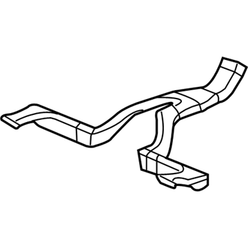 GM 10348191 Duct Assembly, Floor Rear Air Outlet