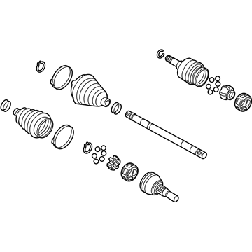 Cadillac 19302205 Axle Assembly