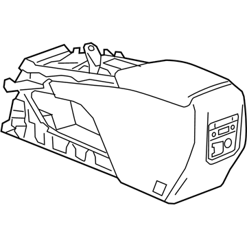 GM 84451673 Console Assembly, F/Flr *Black